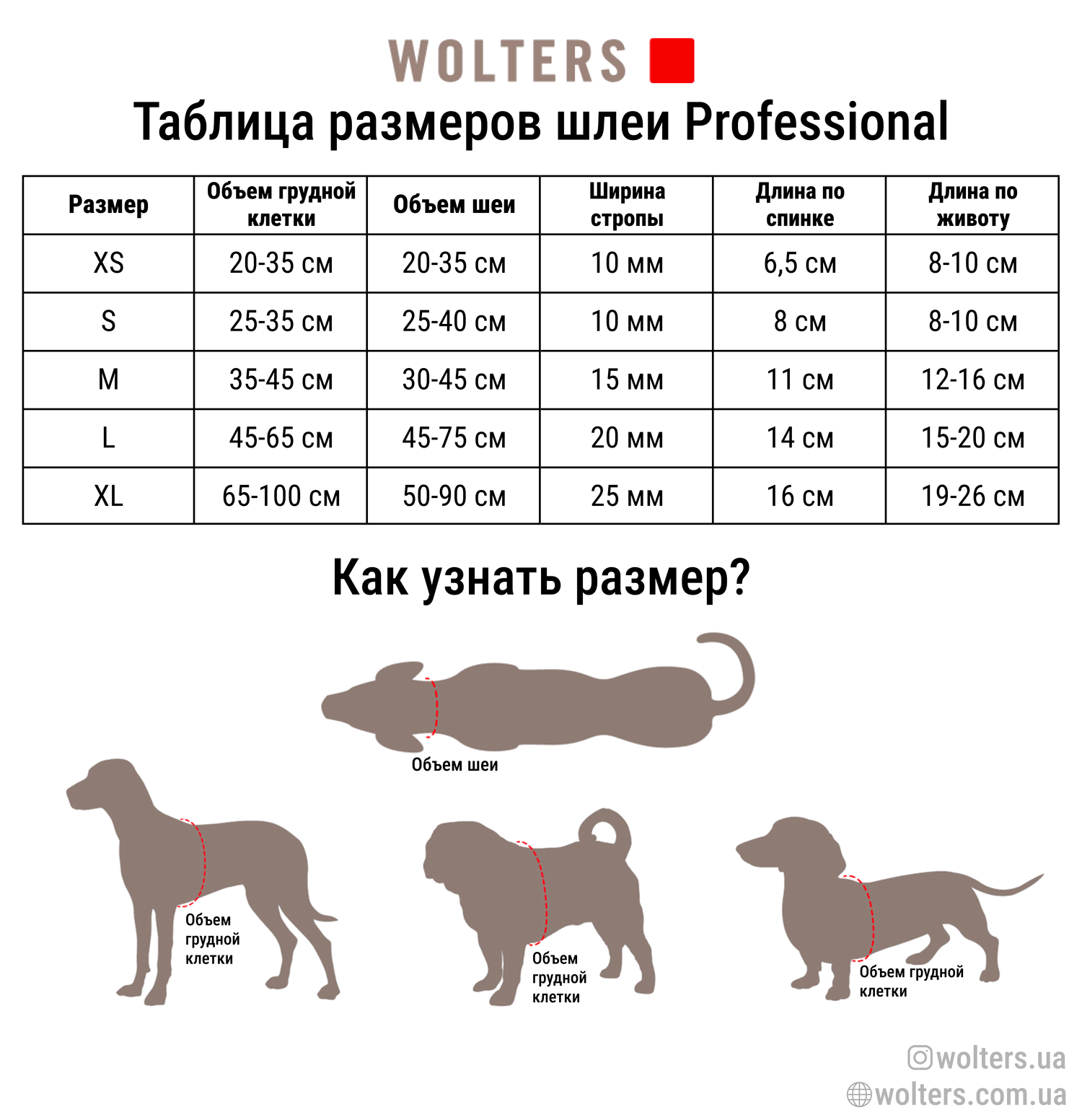 Купить Анатомическая шлейка для собак Wolters Professional